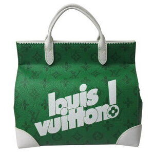 Louis Vuitton LV Liter Bag Handbag Green White